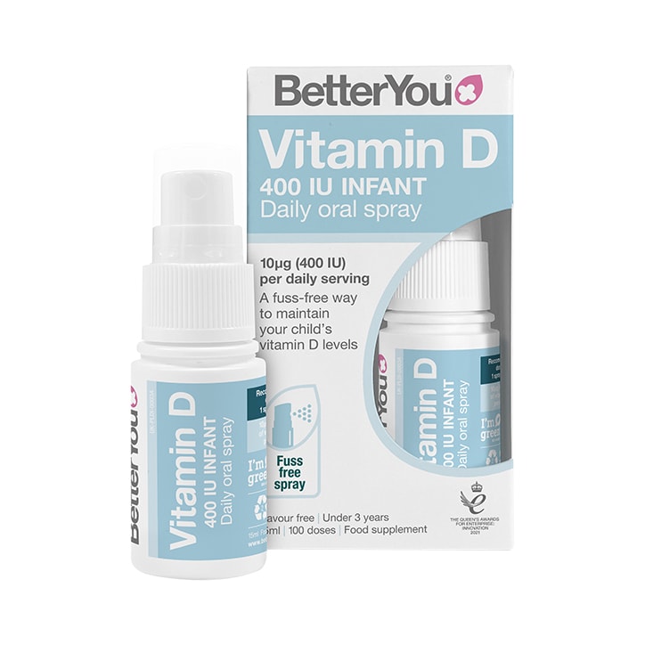 BetterYou D400 Infant Vitamin D Daily Oral Spray 15ml GOODS Holland&Barrett   