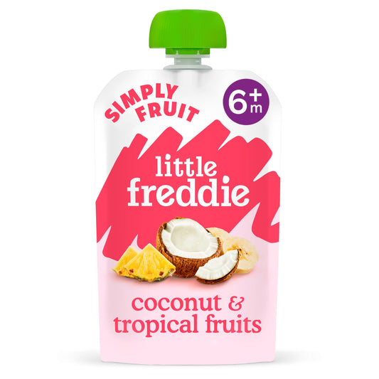 Little Freddie Organic Coconut & Tropical Fruits 100g GOODS Sainsburys   