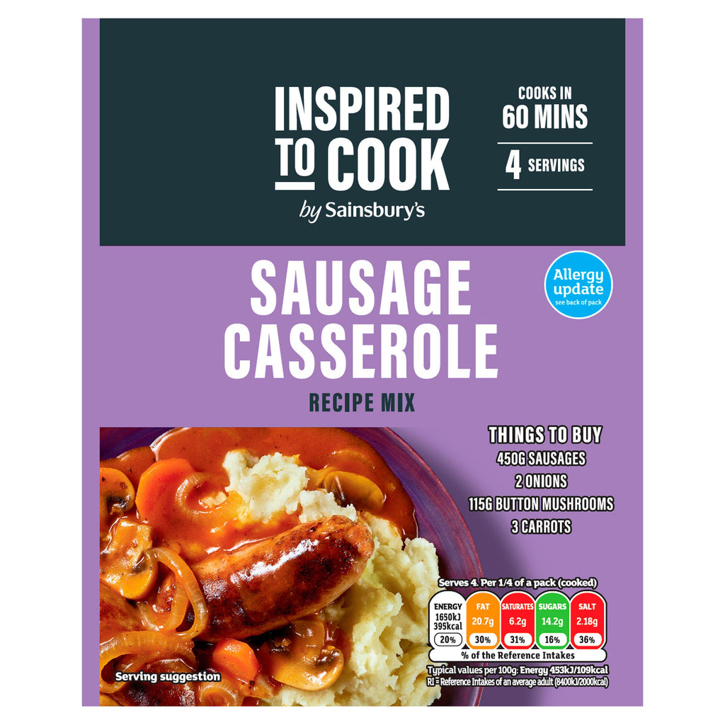 Sainsbury's Sausage Casserole Recipe Mix, Inspired to Cook 39g