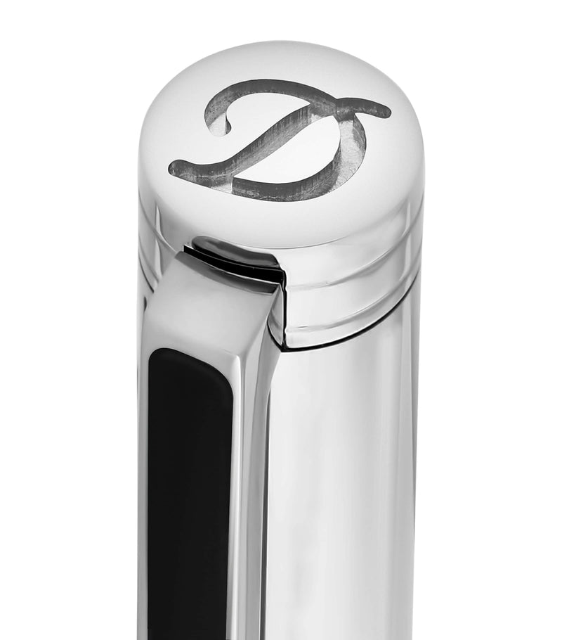 S.T. Dupont palladium classique ballpoint pen, 15cm height, slim design (British brand)