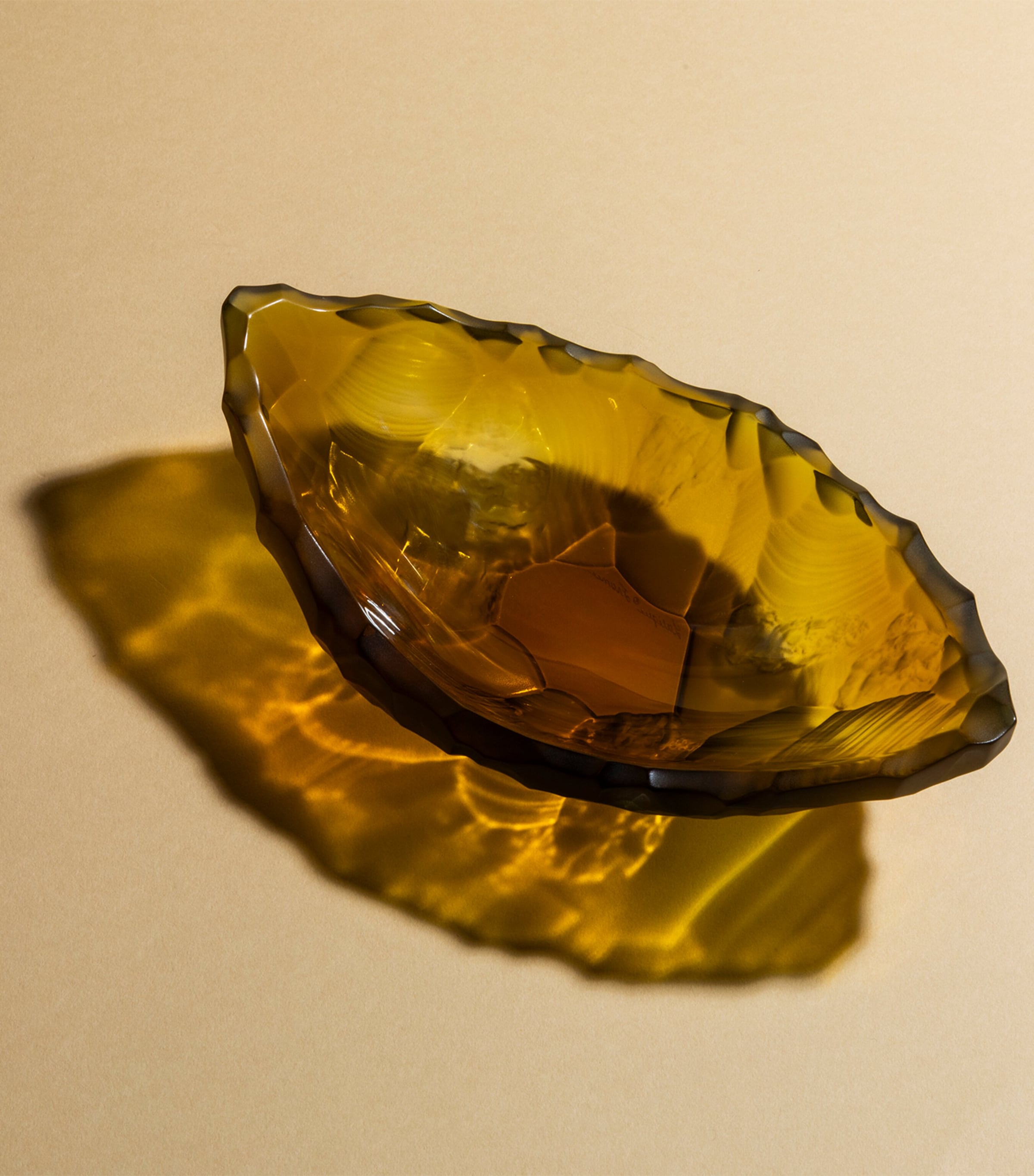 Lalique Silex crystal bowl 22cm, UK version