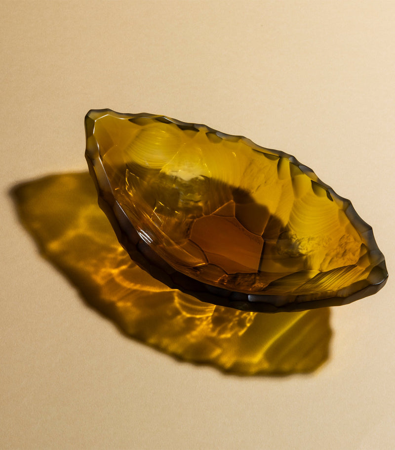 Lalique Silex crystal bowl 22cm, UK version