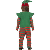 Smiffys toddler elf costume red and green with jumpsuit and hat, UK version