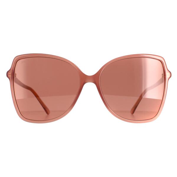 Jimmy Choo FEDE/S beige butterfly sunglasses, imported from the UK