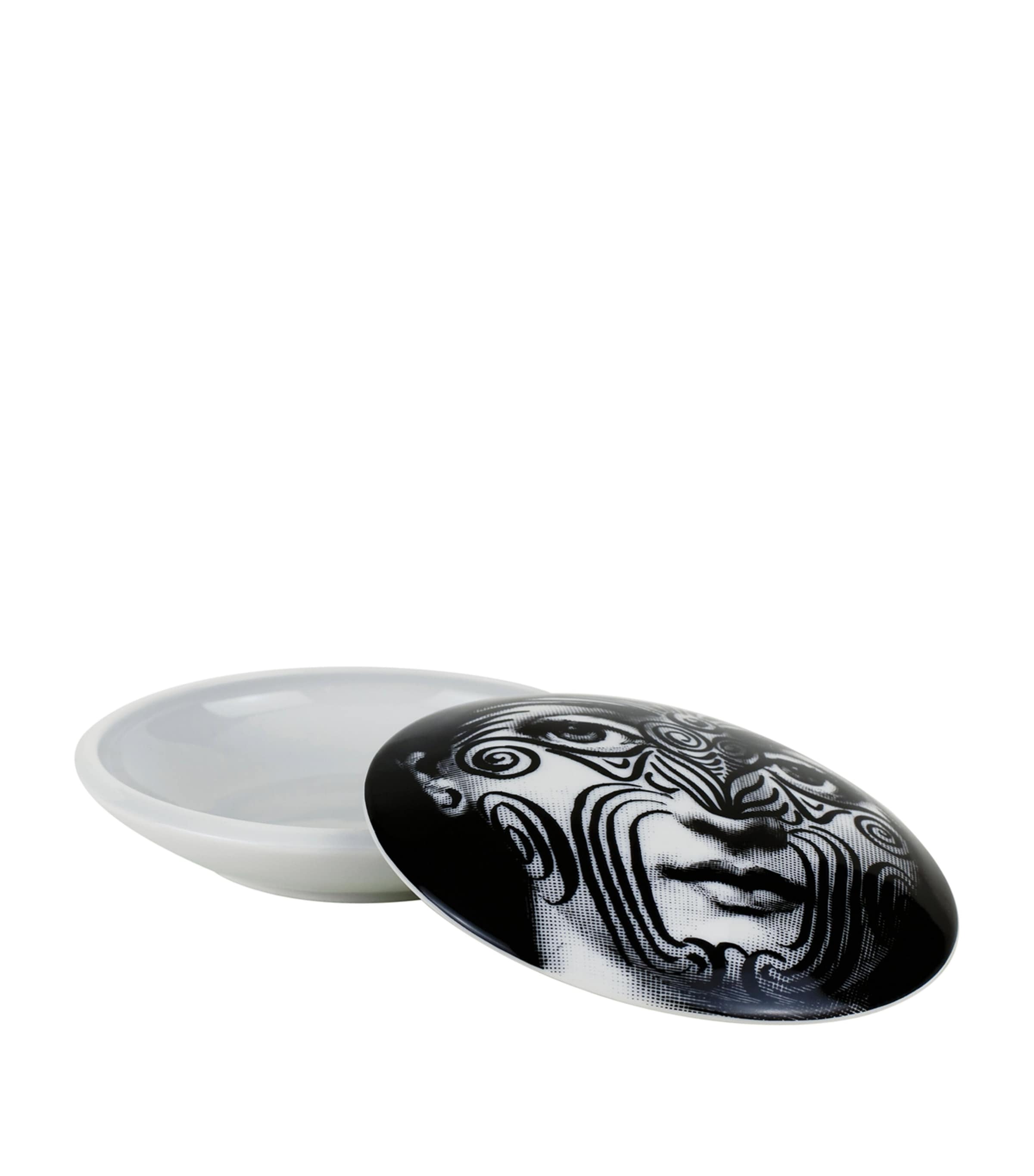 Fornasetti Tema e Variazioni No. 9 porcelain round box - British product