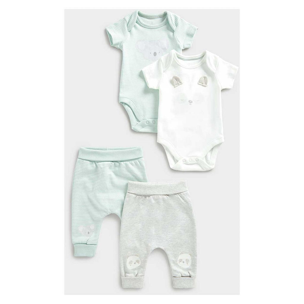 Mothercare My First Bodysuits and Joggers - 4-Piece Set