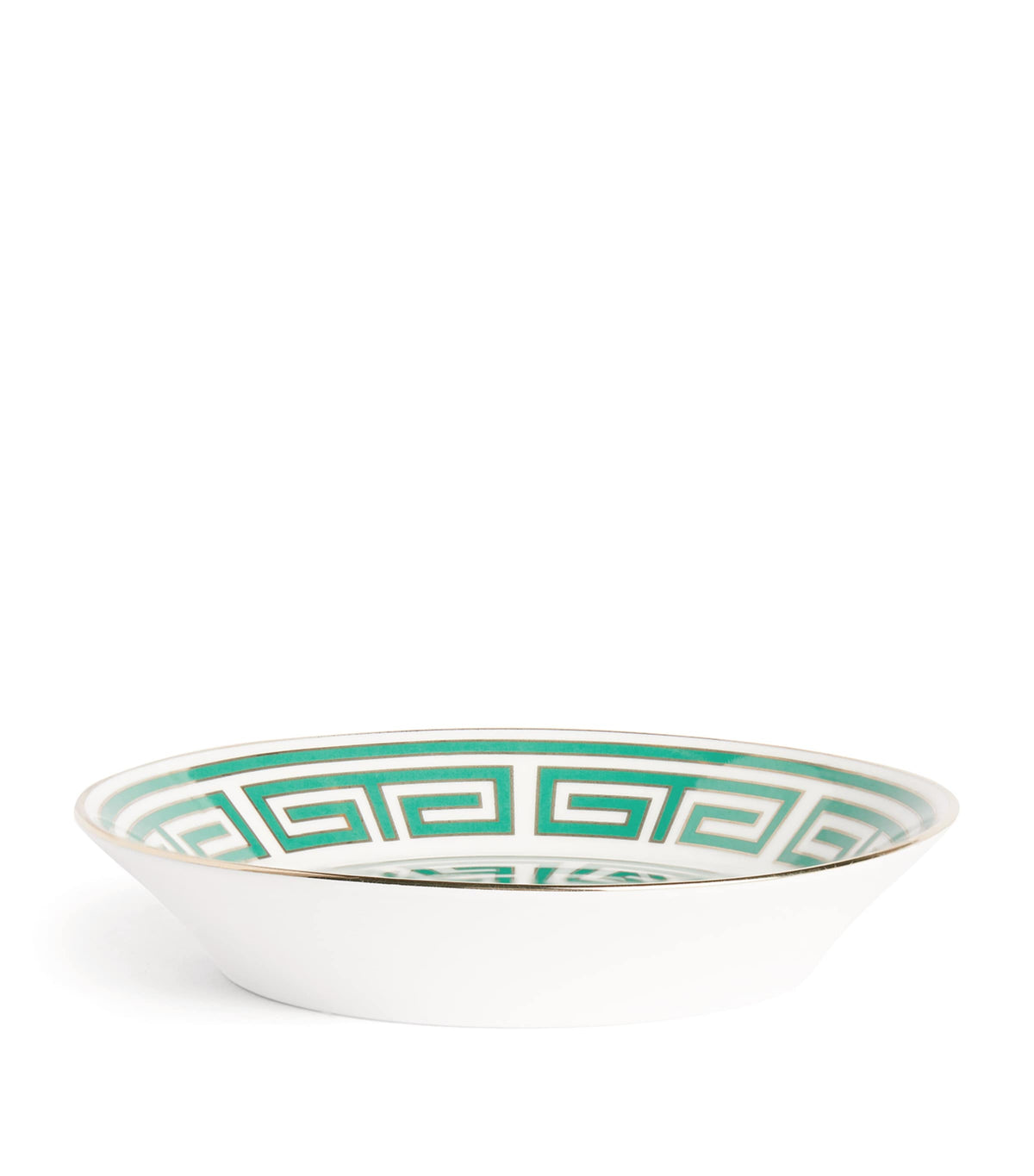 GINORI 1735 Labirinto Smeraldo tea saucer 13.5cm, UK version