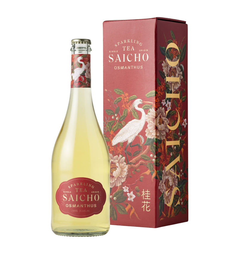 SAICHO Osmanthus Sparkling Tea 75cl bottle (British brand)