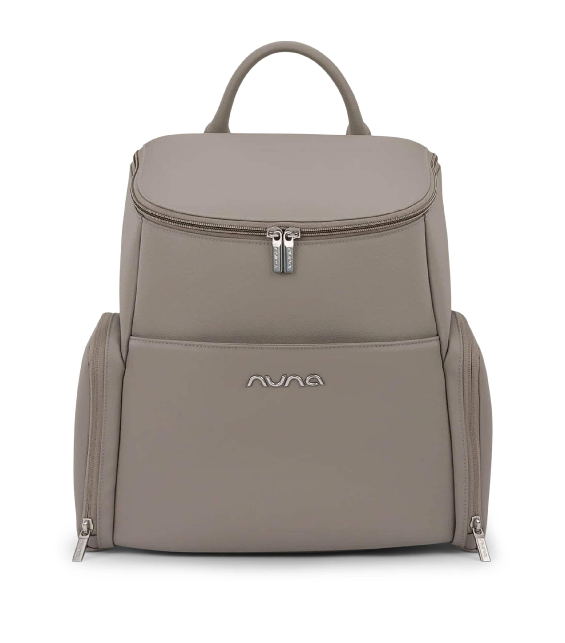 Nuna Essentials changing backpack in faux leather (British brand)