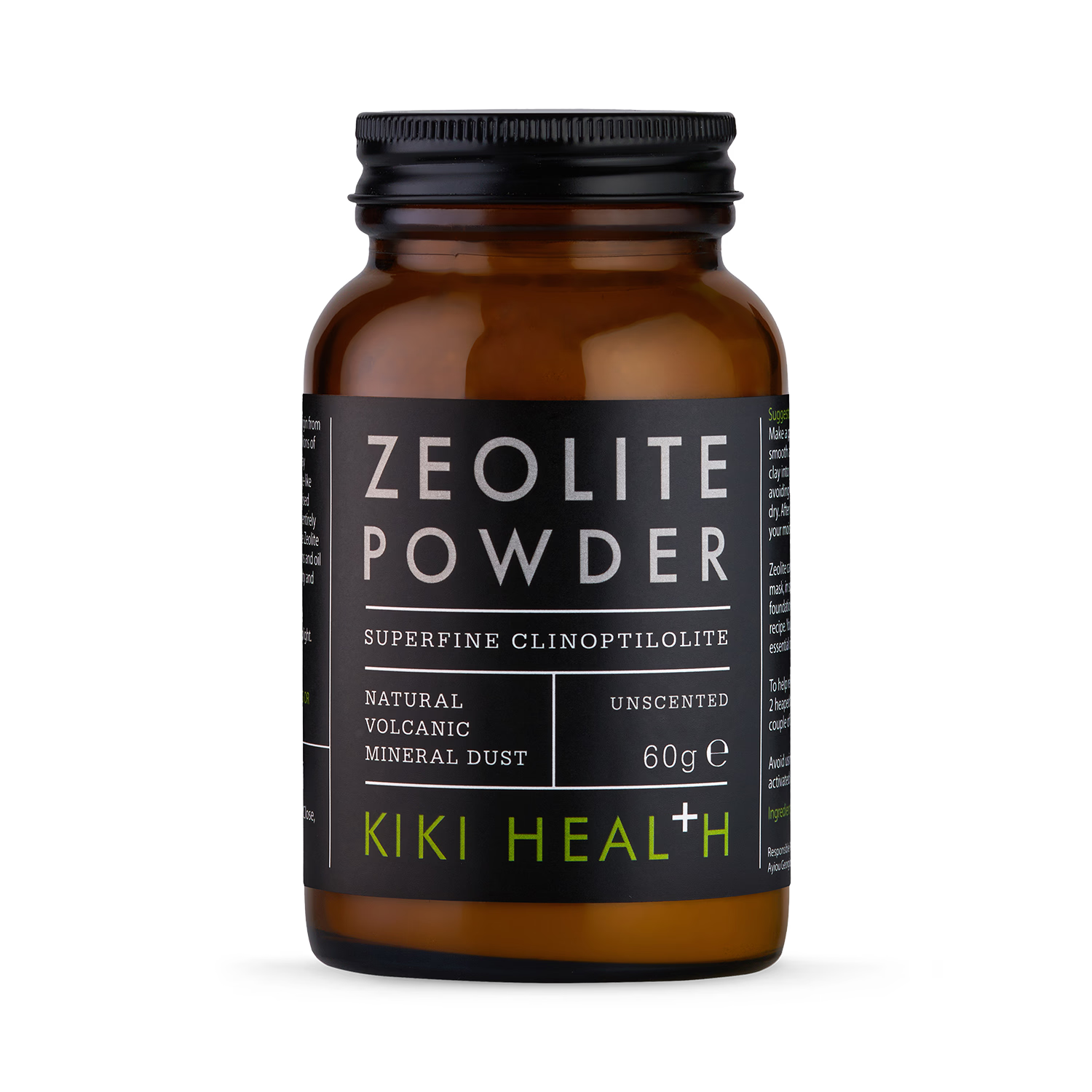 Zeolite powder 60g for detoxifying face and body mask (British brand)