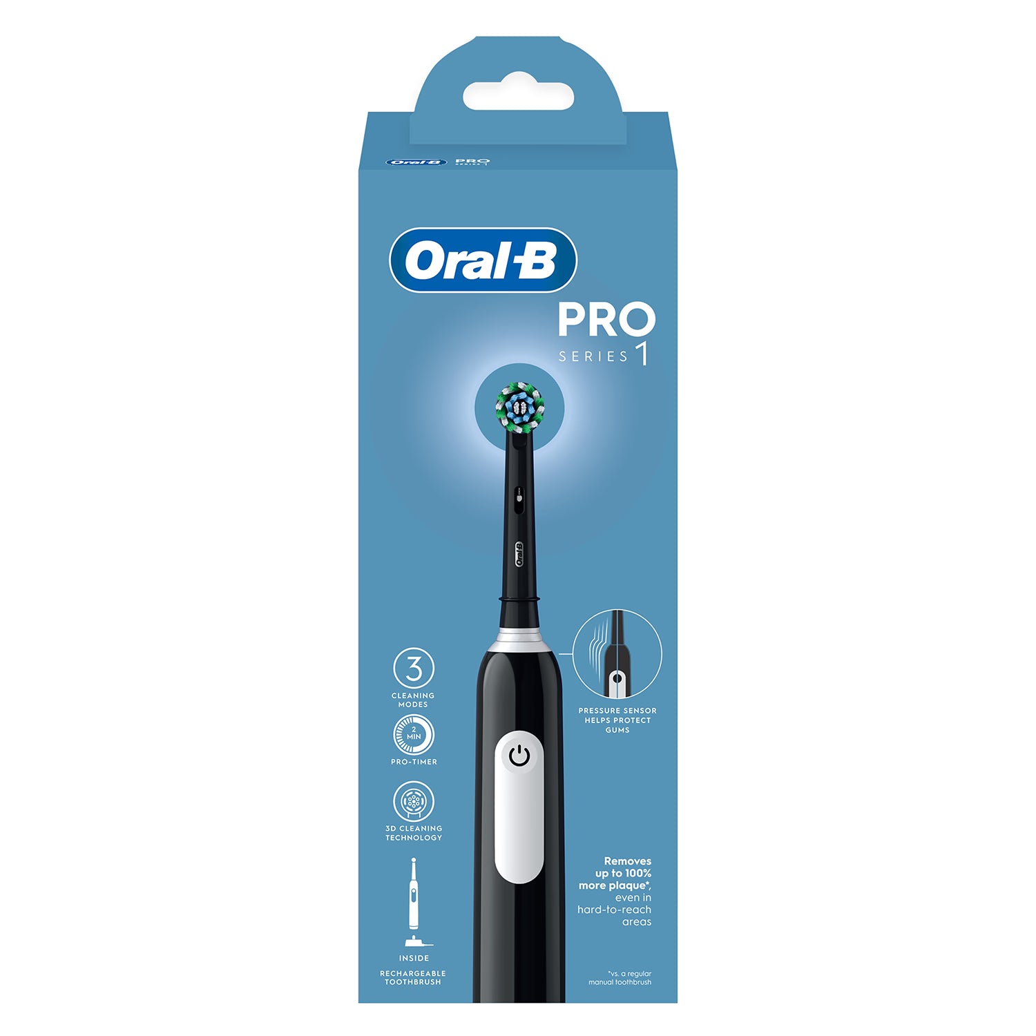 Oral-B Pro Series 1 black electric toothbrush - British product
