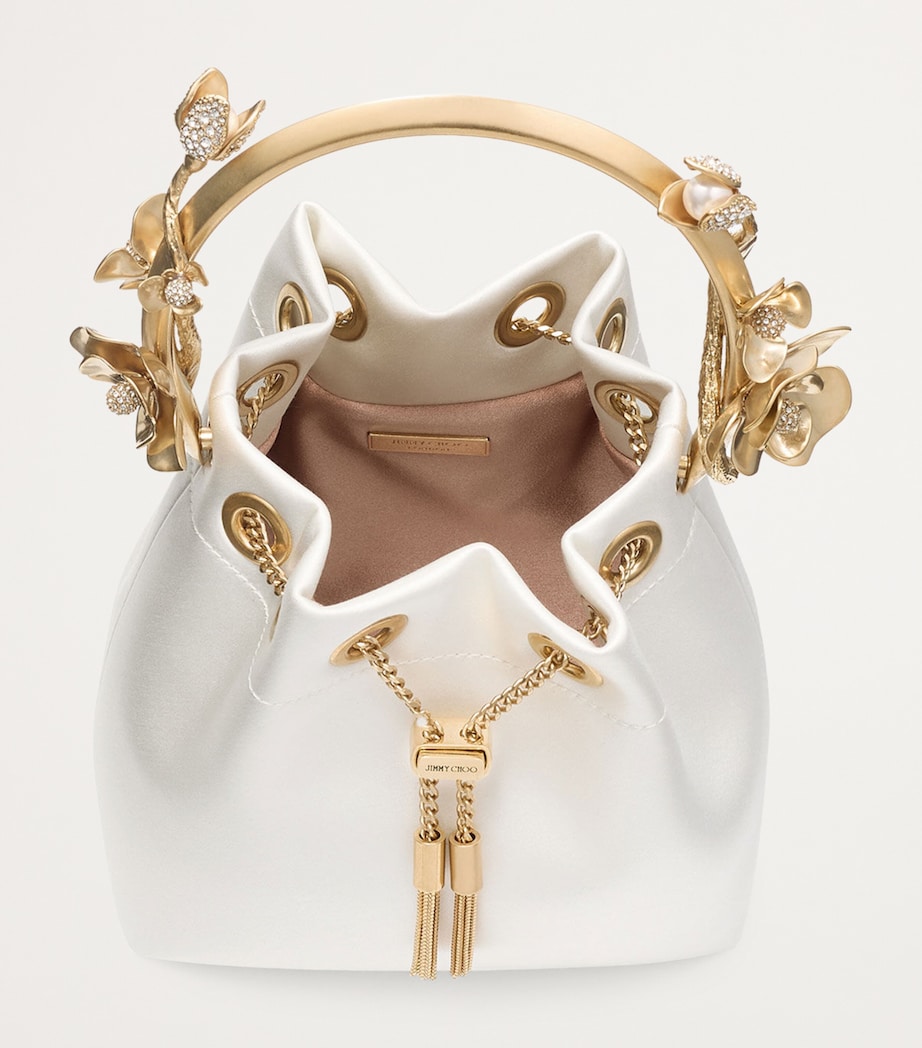 Jimmy Choo Bon Bon satin top-handle bag small, UK version