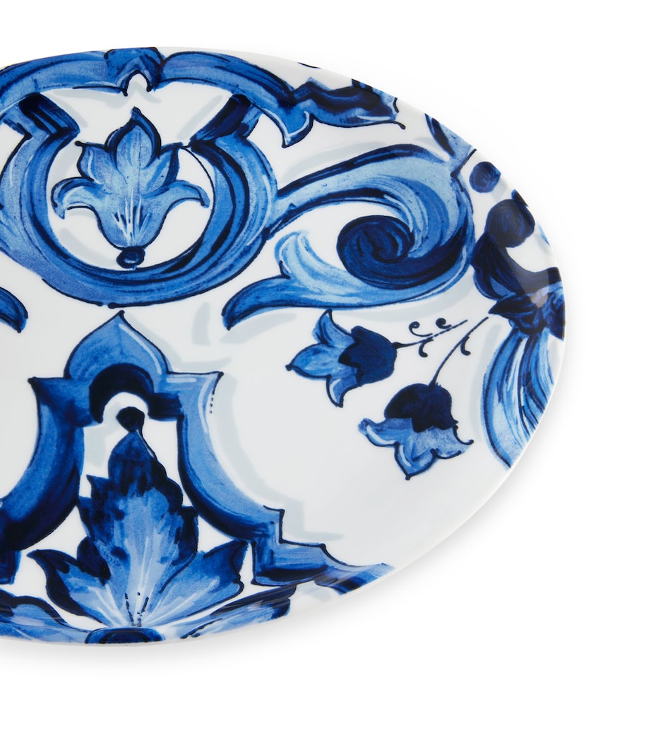 Dolce&Gabbana Casa porcelain serving plate Blu Mediterraneo 45.5cm - British product