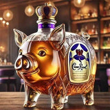 Leaper Creative piggy whiskey bottle 320ml, UK version