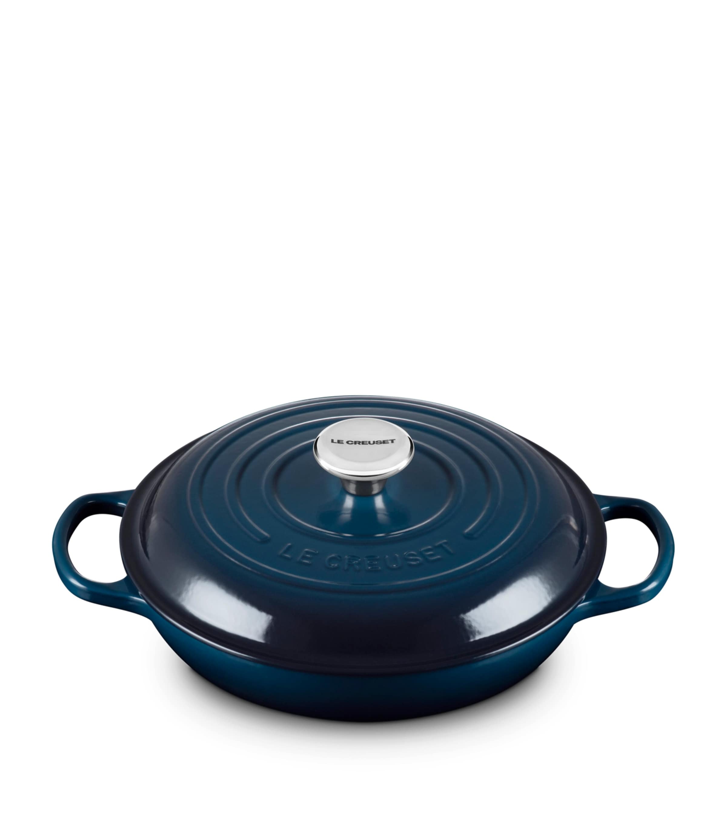 Le Creuset enamelled cast iron shallow casserole dish 26cm, UK version