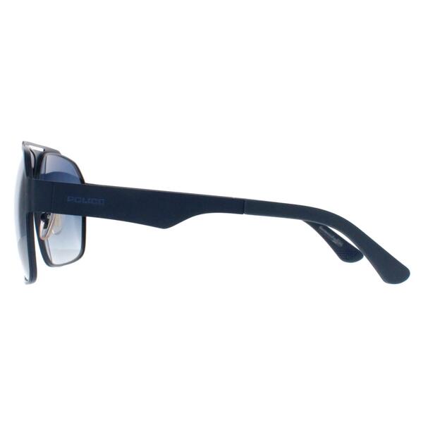 Police SPLL08 blue gradient aviator sunglasses - British product