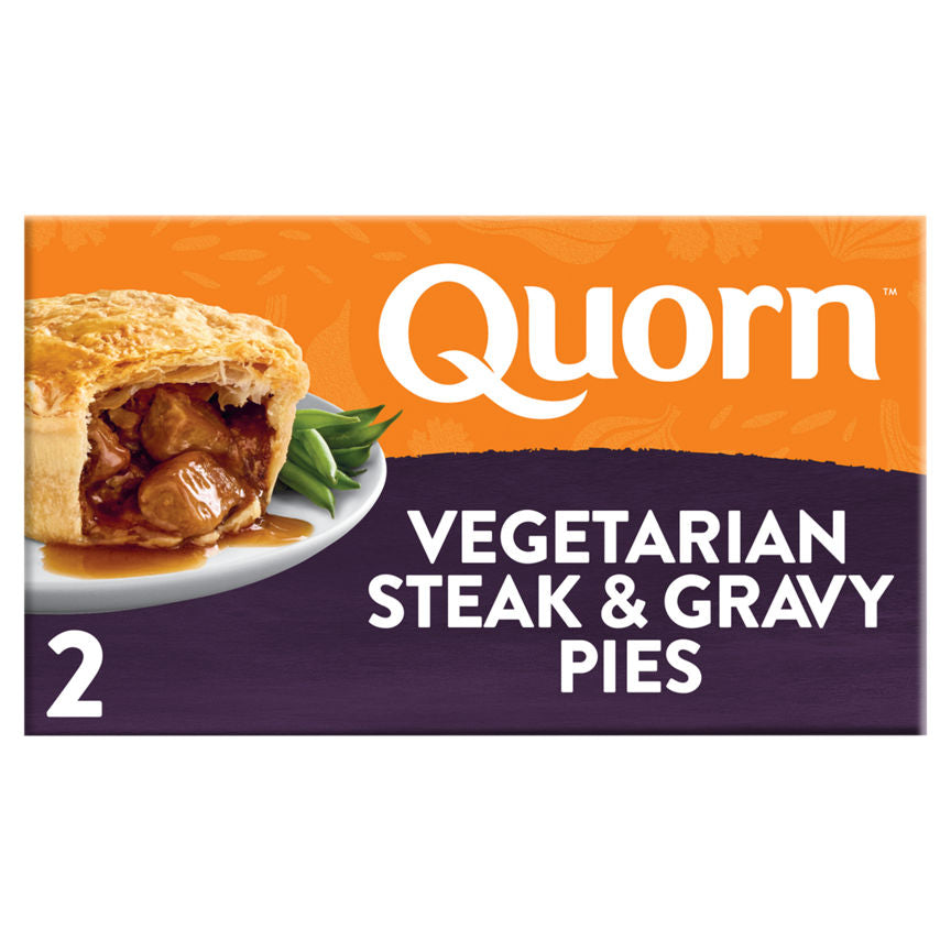 Quorn 2 Vegetarian Steak & Gravy Pies