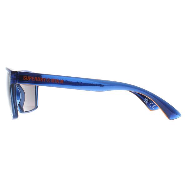 Superdry Kobe blue mirrored men sunglasses (British brand)