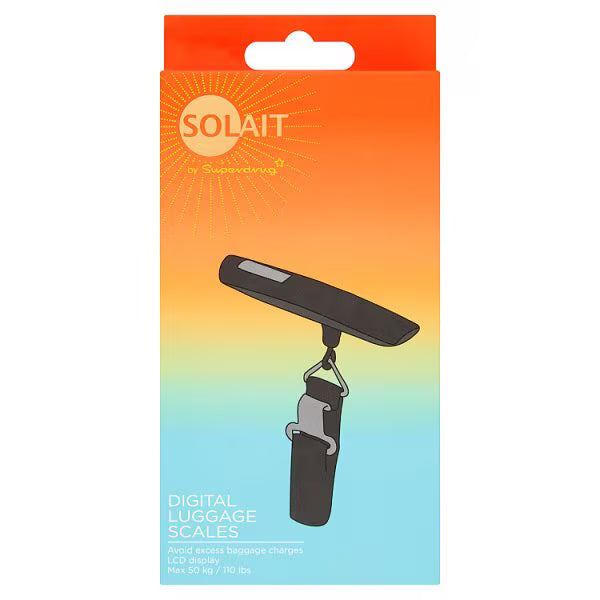 Solait digital luggage scale, imported from the UK