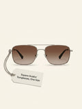 Burberry BE3170 rectangular metal sunglasses, UK version