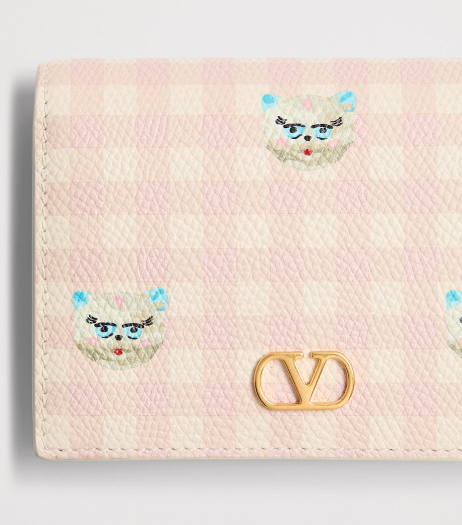 Valentino Garavani Le Chat de la Maison leather wallet (British brand)