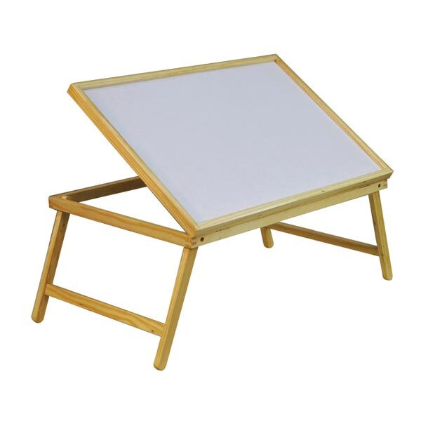 Folding Angled Wooden Bed Tray