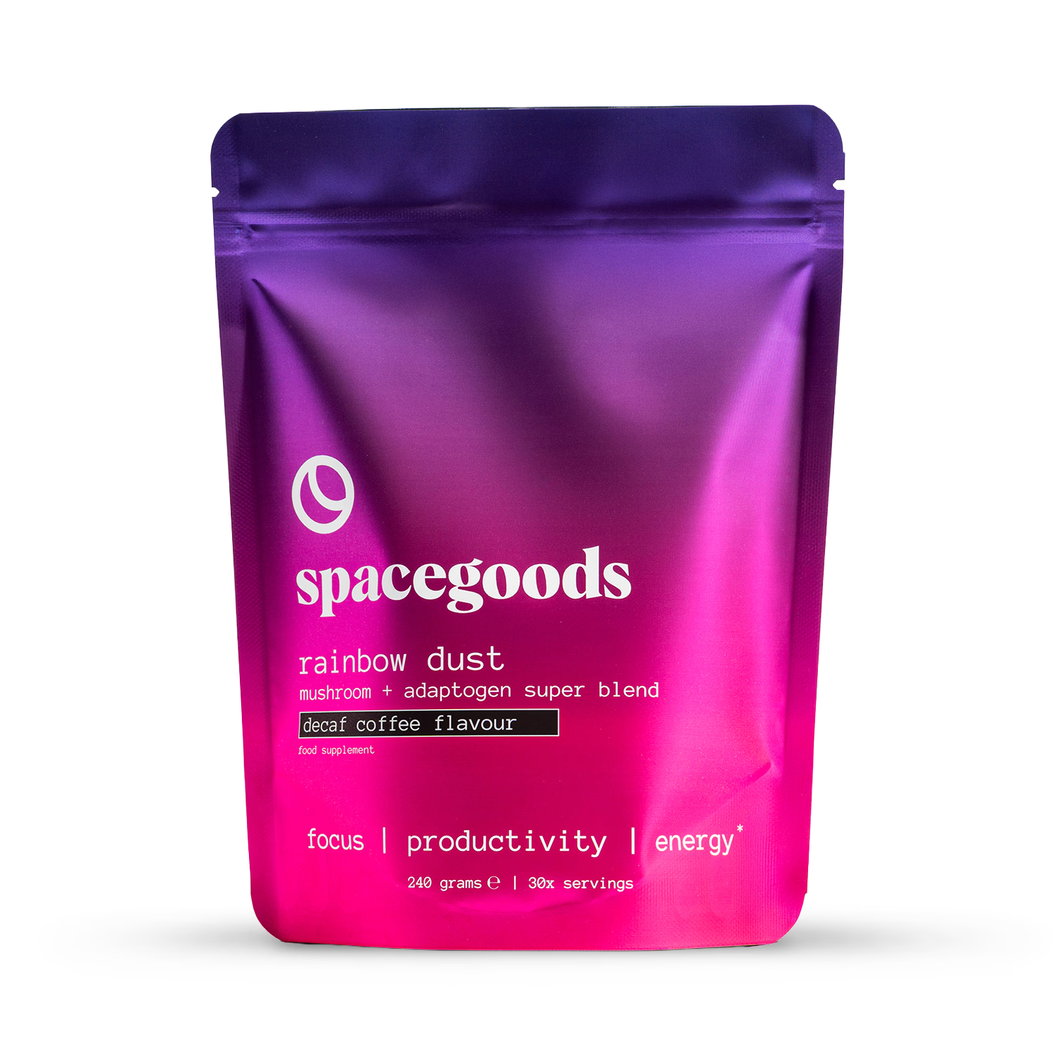 Spacegoods Rainbow Dust decaf superfood powder 240g - British product