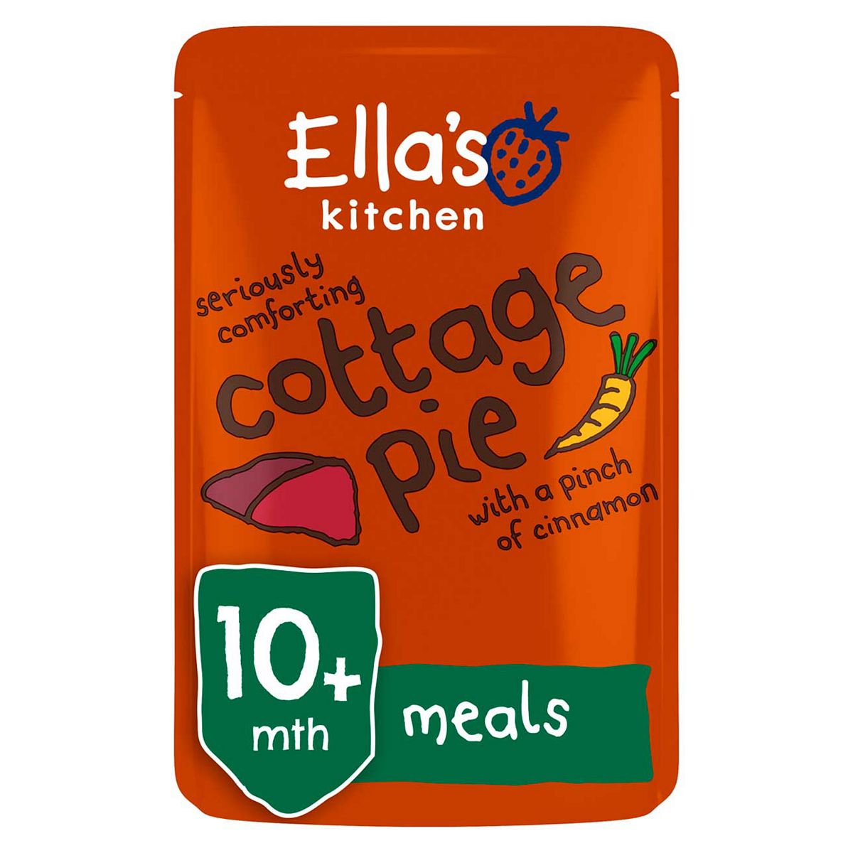 Ella's Kitchen Organic Cottage Pie Baby Food Pouch 10+ Months 190g GOODS Boots   