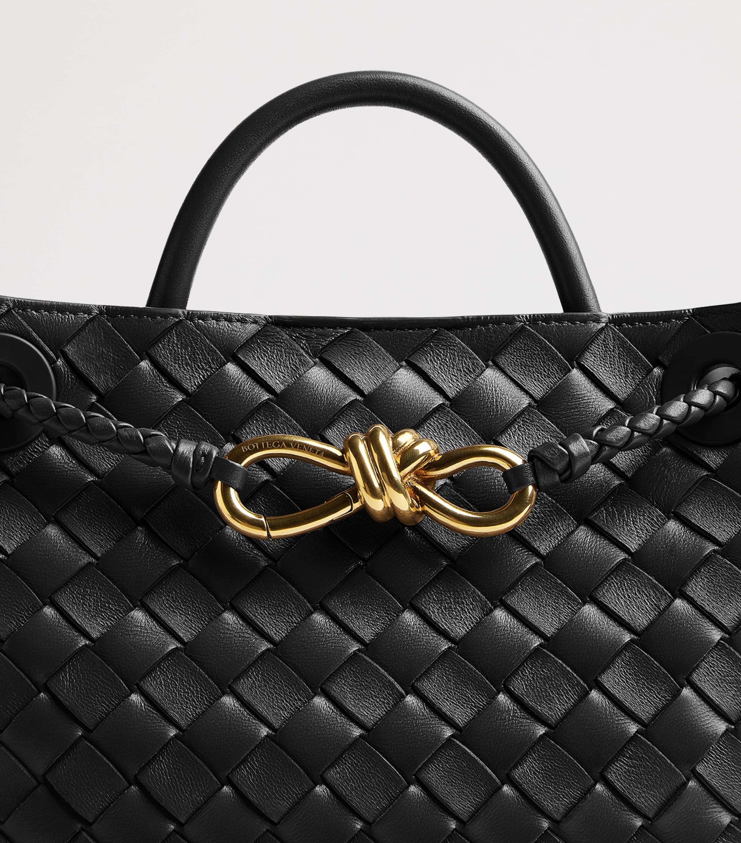 Bottega Veneta small leather Andiamo top-handle bag, UK version