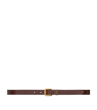 Harrods Saint Laurent Cassandre Leather Belt- Buy online at McGrocer