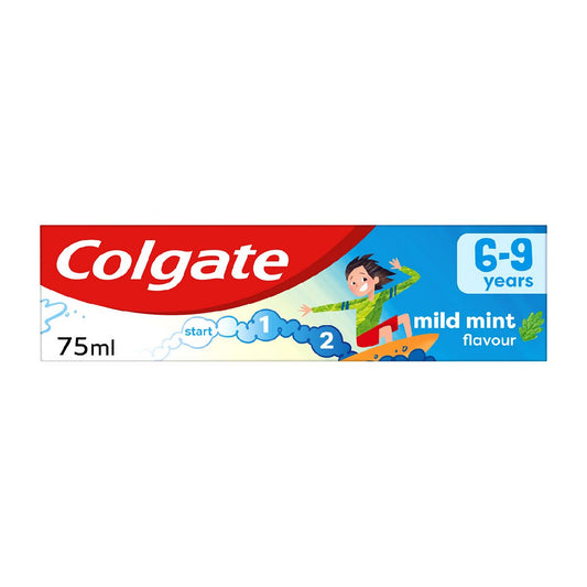 Colgate Kids Mild Mint Toothpaste 75ml,  6-9 years GOODS Boots   