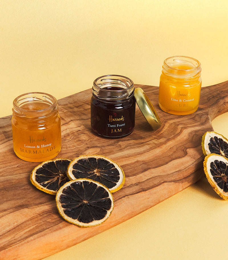 Harrods Sweet Preserves Trio 3 x 113g, UK version