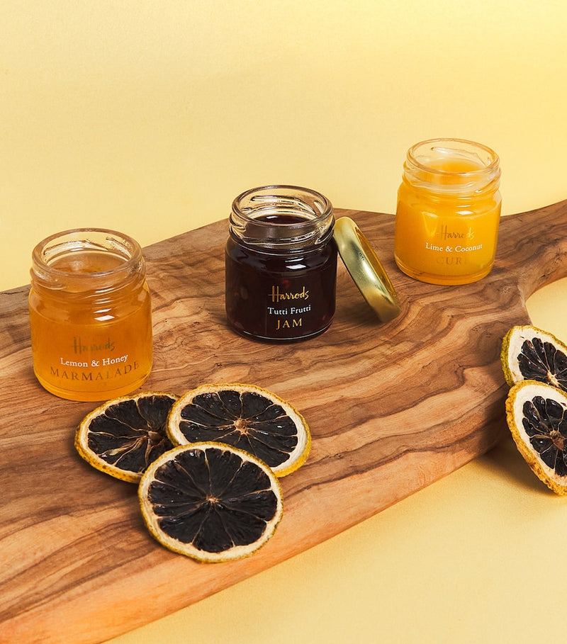 Harrods Sweet Preserves Trio 3 x 113g, UK version