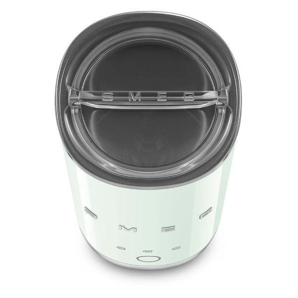 Smeg mini milk frother in black, imported from the UK