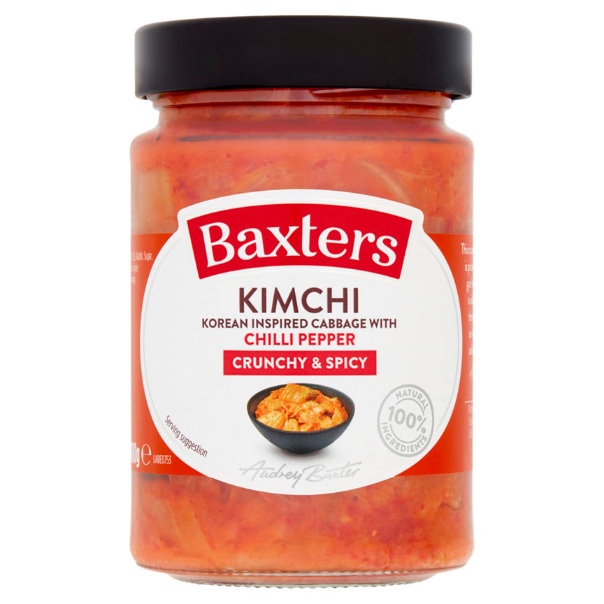 Baxters Kimchi Korean Inspired Cabbage with Chilli Pepper 300g GOODS ASDA   