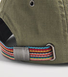 Paul Smith linen cap with Signature Stripe, imported from the UK