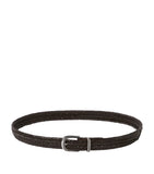 Brunello Cucinelli geflochtener Ledergürtel 2,5 cm (britische Marke)