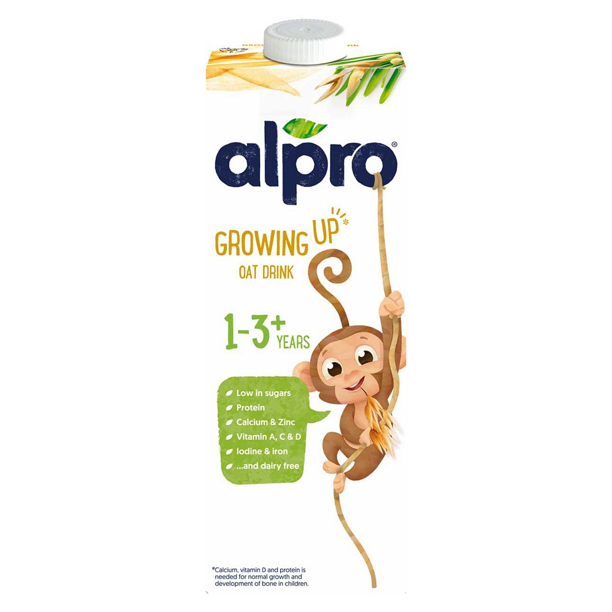 Alpro Oat Growing Up Drink 1-3+ Years 1L GOODS Boots   