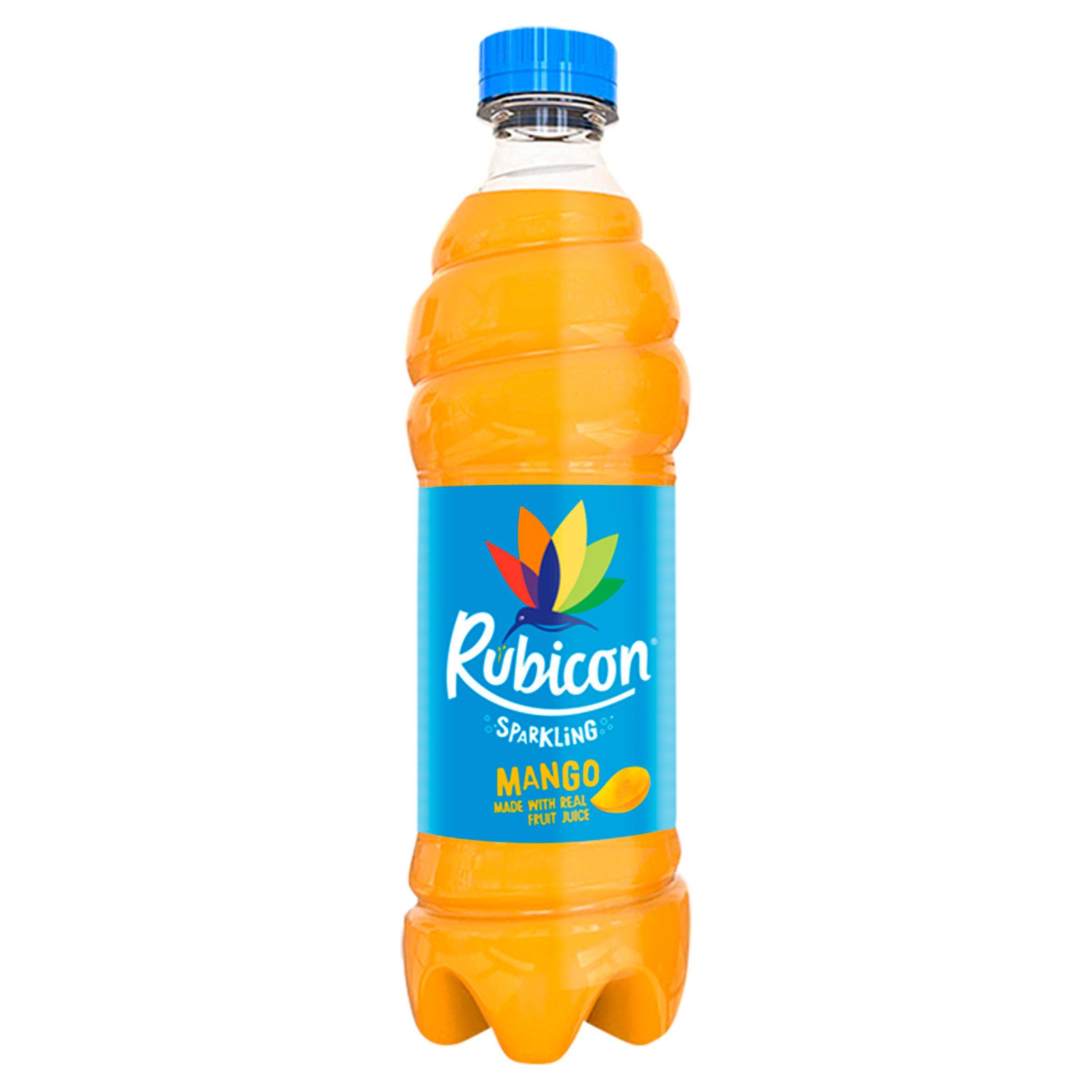 Rubicon Sparkling Mango Juice Soft Drink 500ml GOODS Sainsburys   