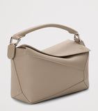 LOEWE small Puzzle top-handle calfskin leather bag (British brand)