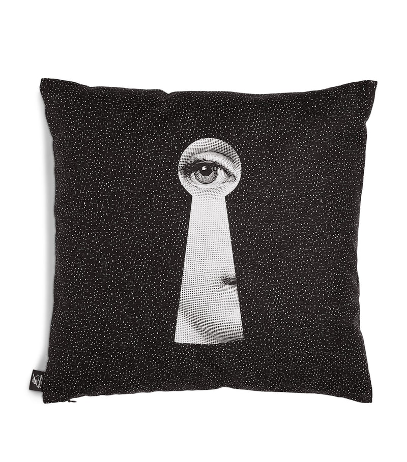 Fornasetti Chiave cushion - British product