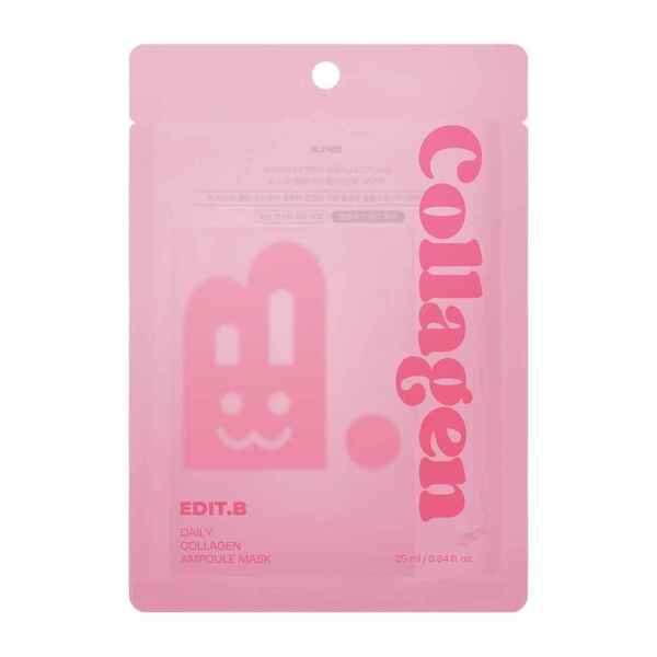 EDIT.B collagen ampoule mask sheet 1pc, UK version