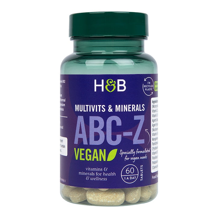 Holland & Barrett ABC to Z Vegan Multivitamins 60 Tablets GOODS Holland&Barrett   