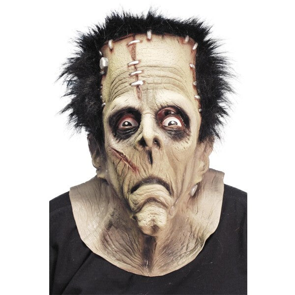 Smiffys brown overhead monster mask with hair, imported from the UK