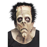 Smiffys brown overhead monster mask with hair, imported from the UK