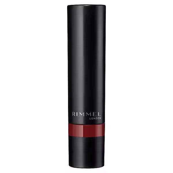 Rimmel Lasting Finish Matte Lipstick Hollywood Red, imported from the UK