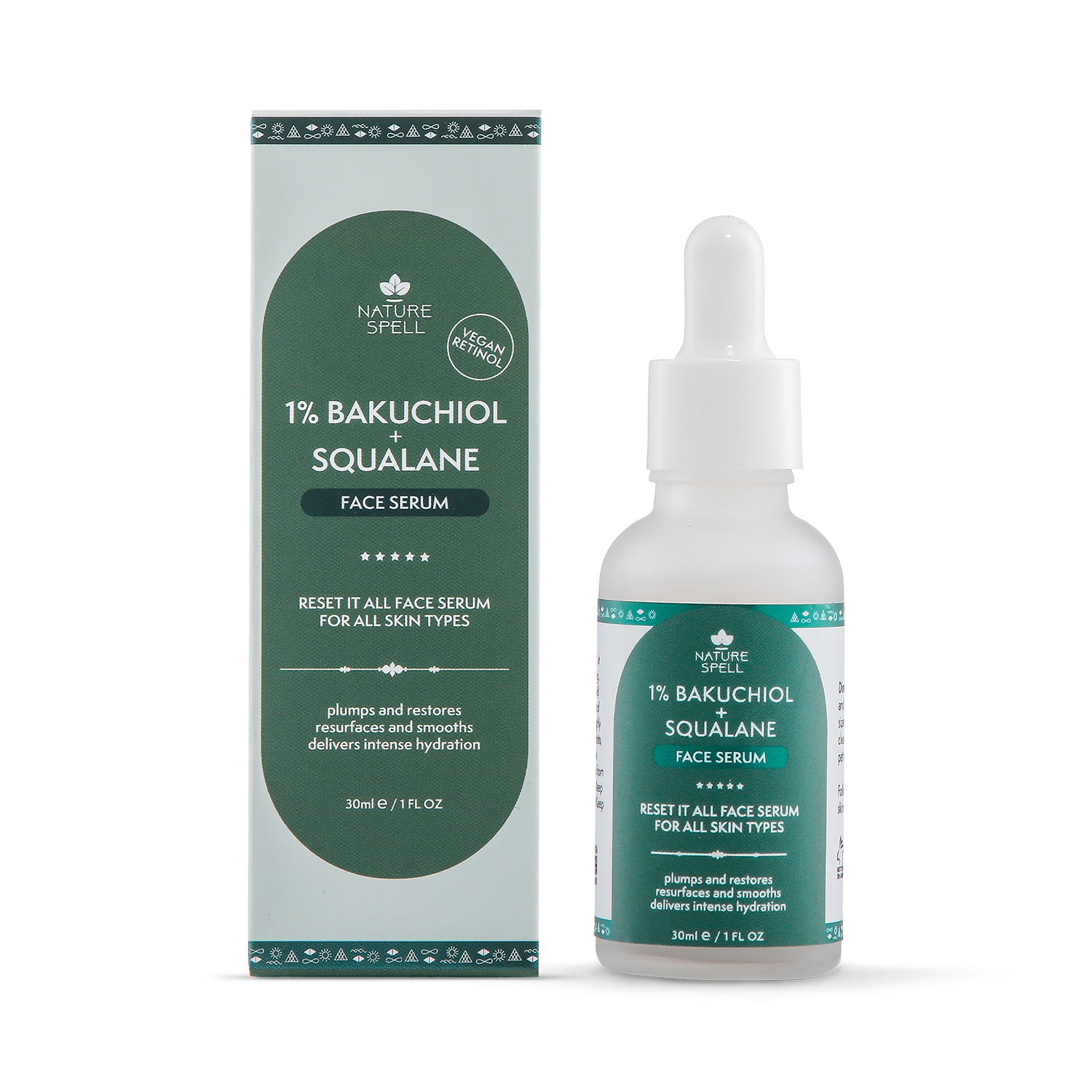 Nature Spell Bakuchiol Squalane face serum 30ml, UK version