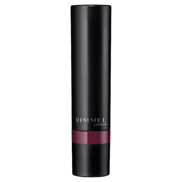 Rimmel Lasting Finish Matte Lipstick 230 Plum Power, imported from the UK