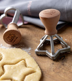 Marcato cookie stamp set star and heart 5cm, imported from the UK