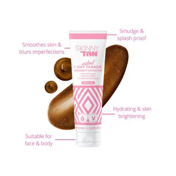 Skin & Tan Instant Tanner Medium 100ml - British product